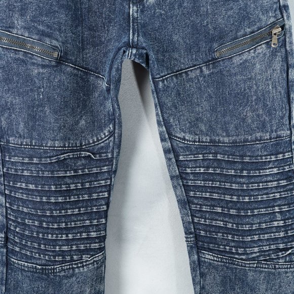 CR24 DENIM BLUE SKINNY JEANS PANTS TROUSERS - WAIST 30 INCHES - Picture 10 of 14